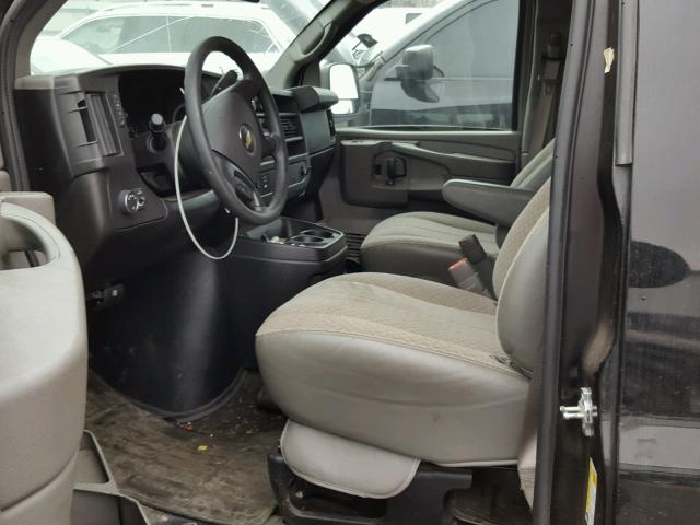 1GAZG1FG3E1176354 - 2014 CHEVROLET EXPRESS G3 BLACK photo 5