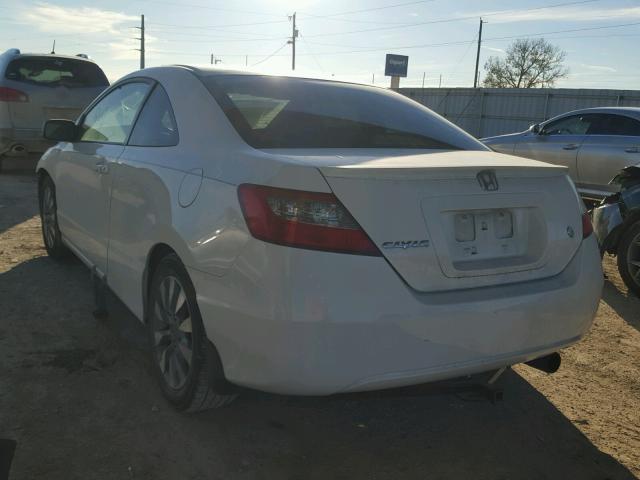 2HGFG1B90AH506157 - 2010 HONDA CIVIC EXL WHITE photo 3