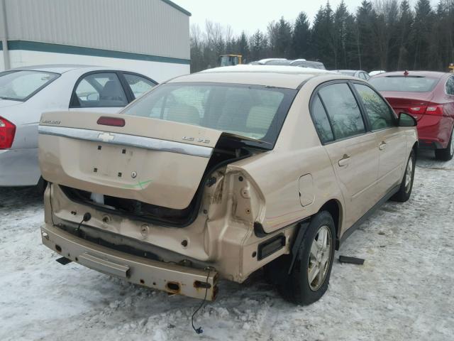 1G1ZT54805F174563 - 2005 CHEVROLET MALIBU LS GOLD photo 4