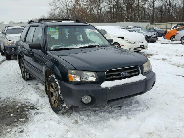 JF1SG63654H735805 - 2004 SUBARU FORESTER 2 GREEN photo 1