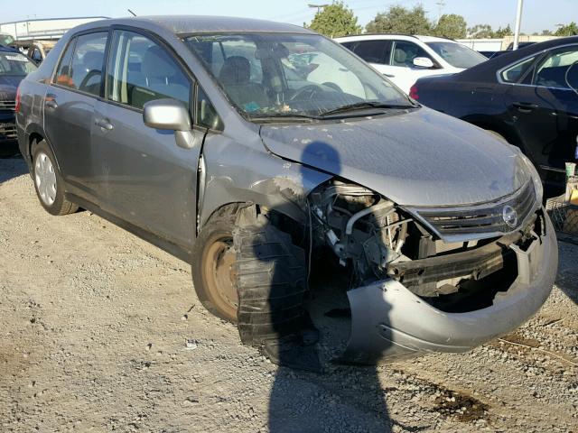 3N1BC1AP8BL424939 - 2011 NISSAN VERSA S GRAY photo 1