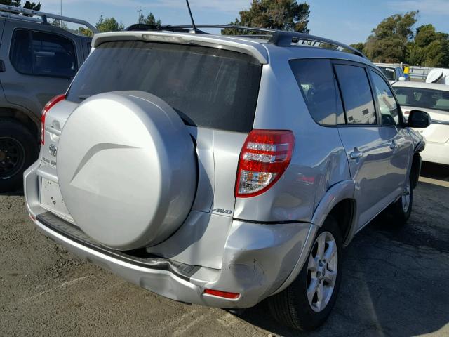 JTMBK31V39D001602 - 2009 TOYOTA RAV4 LIMIT SILVER photo 4