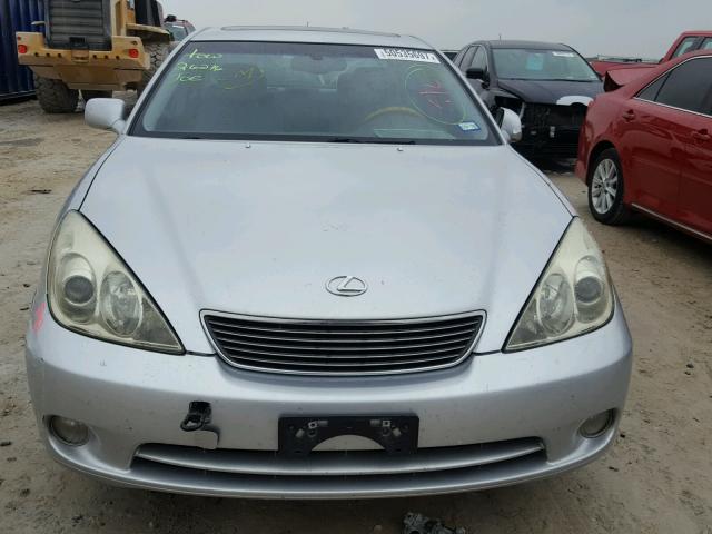 JTHBA30G255096064 - 2005 LEXUS ES 330 GRAY photo 9