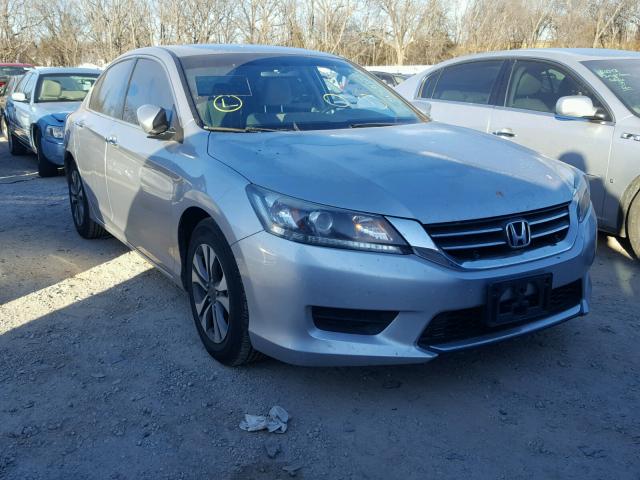 1HGCR2F31DA177223 - 2013 HONDA ACCORD LX SILVER photo 1