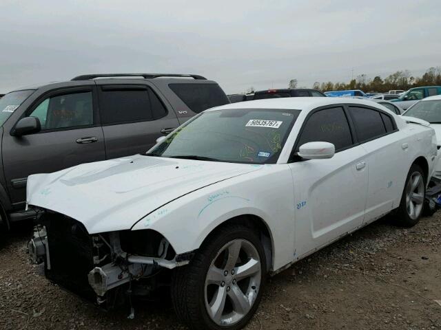 2C3CDXHG4CH121954 - 2012 DODGE CHARGER SX WHITE photo 2