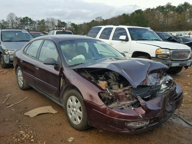 1FAFP522XYA221960 - 2000 FORD TAURUS LX RED photo 1