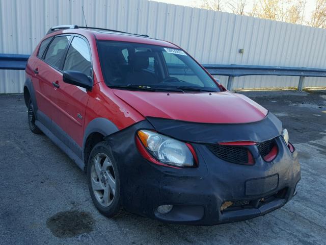 5Y2SL62884Z413128 - 2004 PONTIAC VIBE RED photo 1