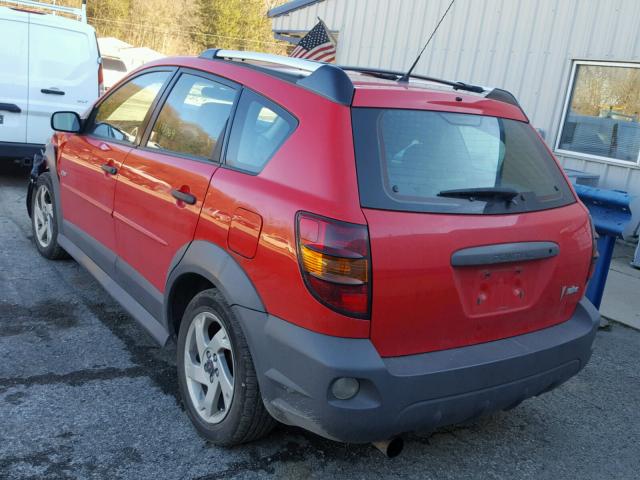 5Y2SL62884Z413128 - 2004 PONTIAC VIBE RED photo 3