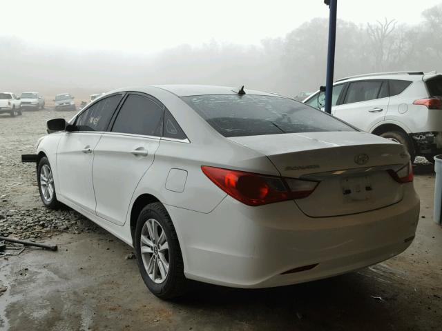 5NPEB4AC3CH407348 - 2012 HYUNDAI SONATA GLS WHITE photo 3