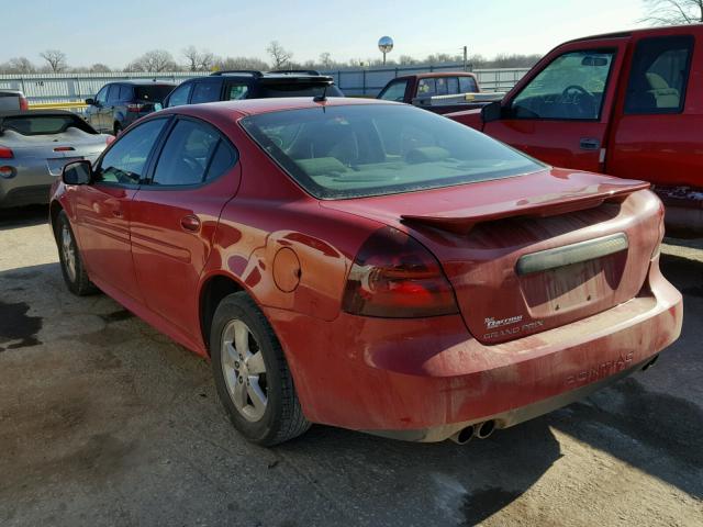 2G2WP552771190590 - 2007 PONTIAC GRAND PRIX RED photo 3