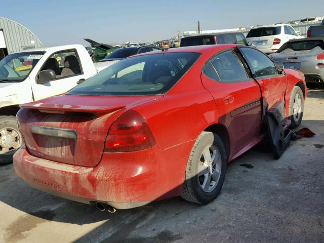 2G2WP552771190590 - 2007 PONTIAC GRAND PRIX RED photo 4