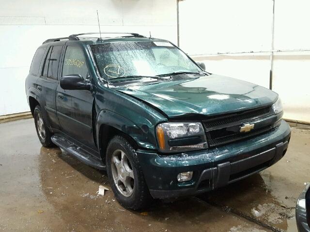 1GNDT13S852357764 - 2005 CHEVROLET TRAILBLAZE GREEN photo 1