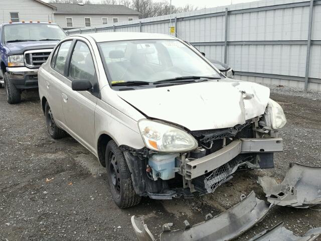 JTDBT123830262687 - 2003 TOYOTA ECHO TAN photo 1