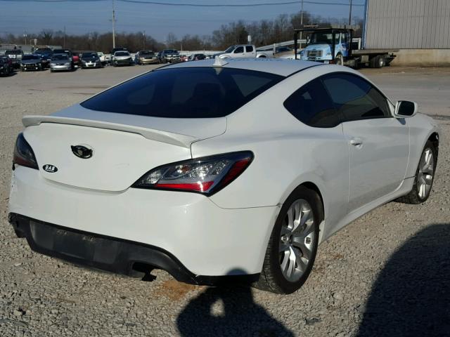 KMHHT6KD0DU092685 - 2013 HYUNDAI GENESIS CO WHITE photo 4