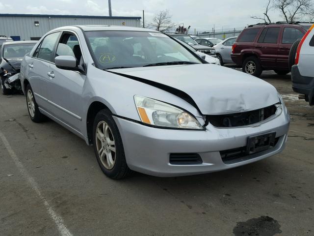 1HGCM56847A171917 - 2007 HONDA ACCORD EX SILVER photo 1