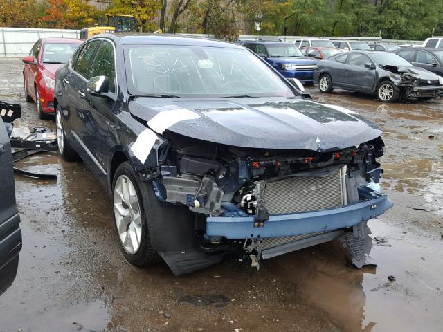 2G1125S32J9147827 - 2018 CHEVROLET IMPALA PRE BLUE photo 1