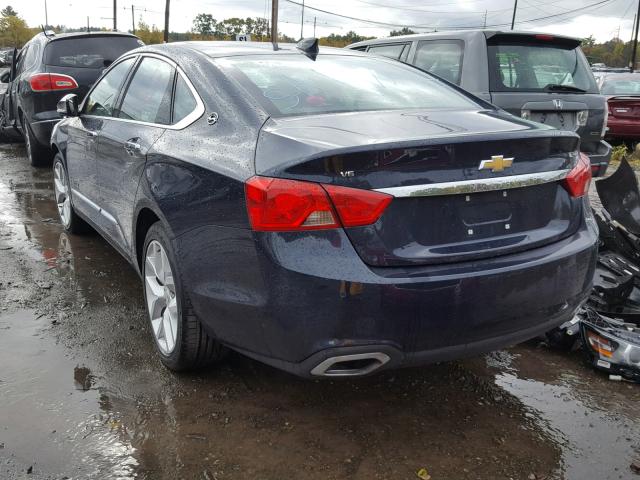 2G1125S32J9147827 - 2018 CHEVROLET IMPALA PRE BLUE photo 3