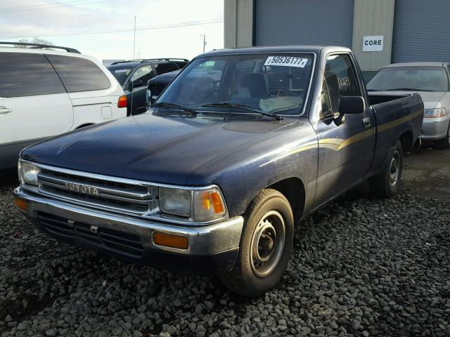 JT4RN81P5M5131078 - 1991 TOYOTA PICKUP 1/2 BLUE photo 2