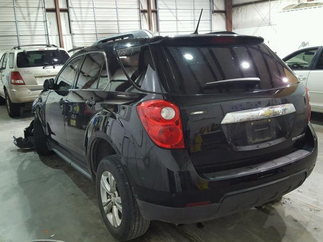 2GNALBEK2E1121021 - 2014 CHEVROLET EQUINOX LT BLACK photo 3