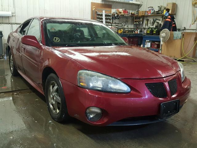 2G2WS522041179171 - 2004 PONTIAC GRAND PRIX ბურგუნდია ფოტო 1