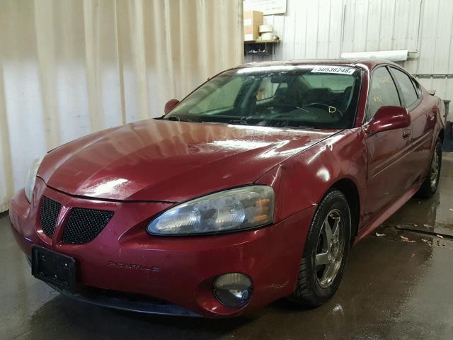 2G2WS522041179171 - 2004 PONTIAC GRAND PRIX ბურგუნდია ფოტო 2
