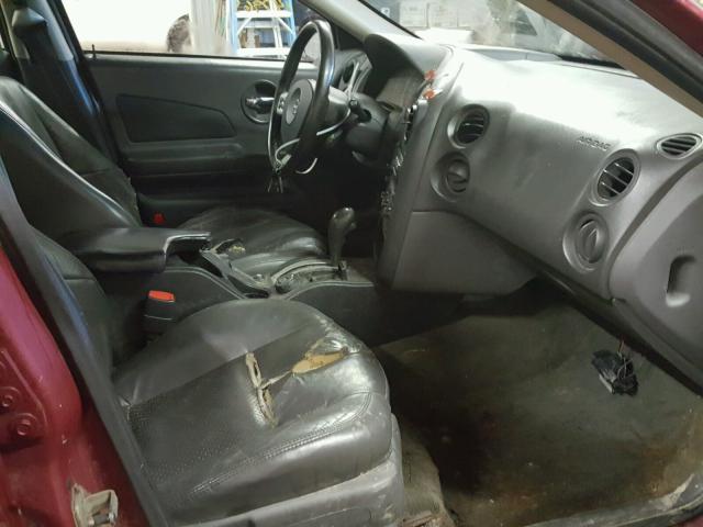 2G2WS522041179171 - 2004 PONTIAC GRAND PRIX ბურგუნდია ფოტო 5