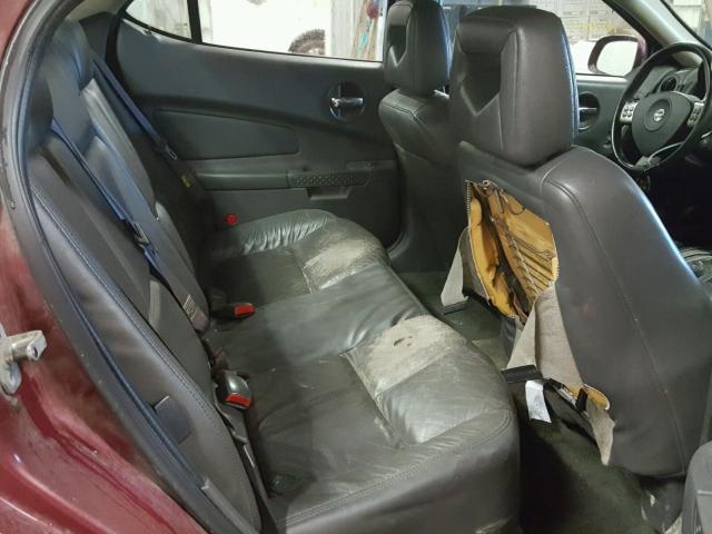 2G2WS522041179171 - 2004 PONTIAC GRAND PRIX ბურგუნდია ფოტო 6
