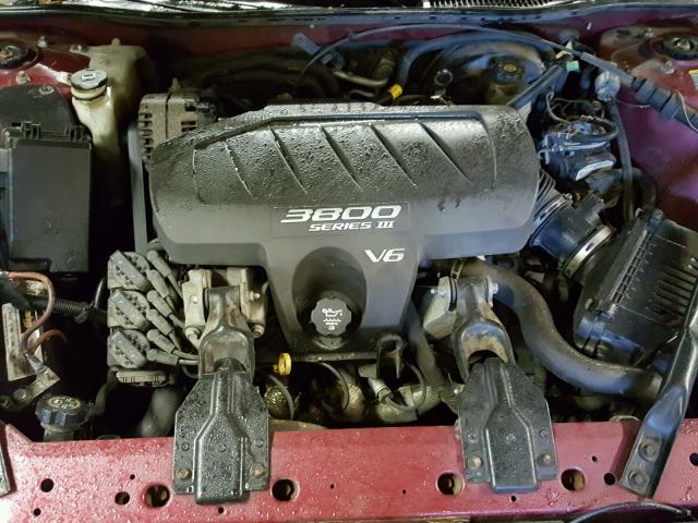 2G2WS522041179171 - 2004 PONTIAC GRAND PRIX ბურგუნდია ფოტო 7