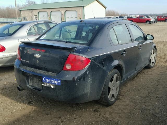 1G1AM58B887183252 - 2008 CHEVROLET COBALT SPO BLACK photo 4