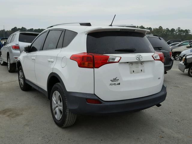 2T3ZFREV4EW091551 - 2014 TOYOTA RAV4 LE Ağ foto 3