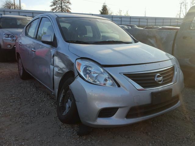 3N1CN7AP0EL829828 - 2014 NISSAN VERSA S SILVER photo 1