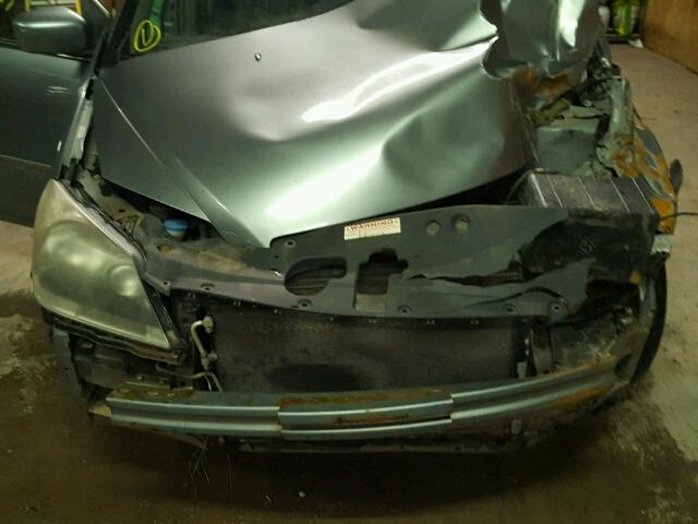 5FNRL38776B128439 - 2006 HONDA ODYSSEY EX BLUE photo 7