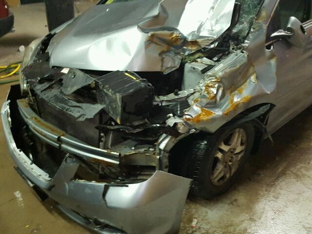 5FNRL38776B128439 - 2006 HONDA ODYSSEY EX BLUE photo 9