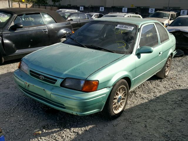 JT2EL55D6S0063444 - 1995 TOYOTA TERCEL STD GREEN photo 2