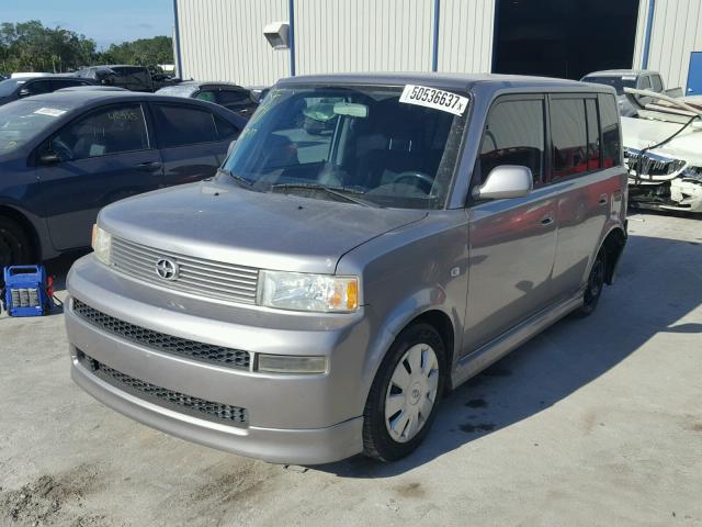 JTLKT324964071673 - 2006 TOYOTA SCION XB GRAY photo 2