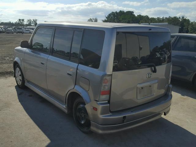 JTLKT324964071673 - 2006 TOYOTA SCION XB GRAY photo 3