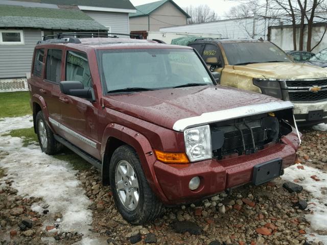 1J8HG58297C587124 - 2007 JEEP COMMANDER RED photo 1