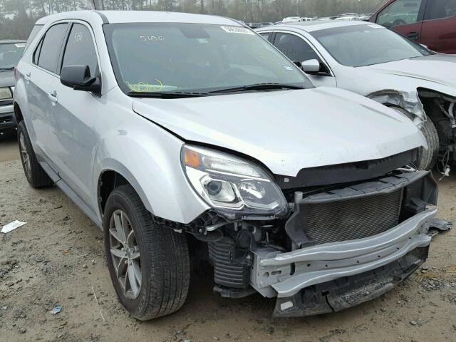 2GNALBEK9G1154343 - 2016 CHEVROLET EQUINOX LS SILVER photo 1