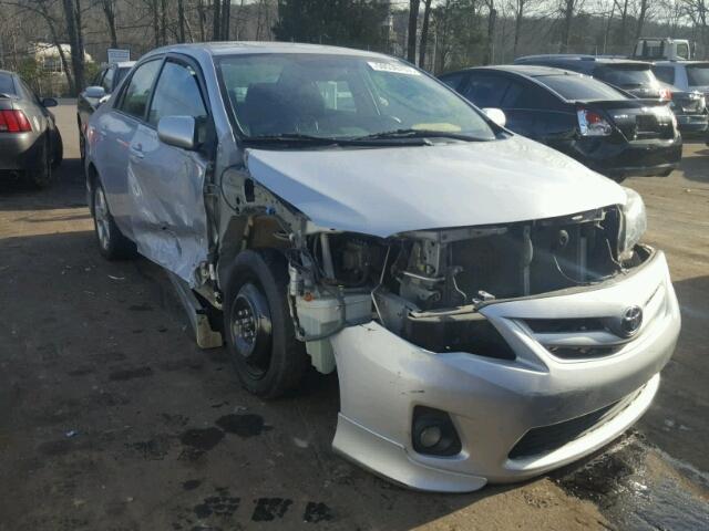 2T1BU4EE1CC873775 - 2012 TOYOTA COROLLA BA SILVER photo 1