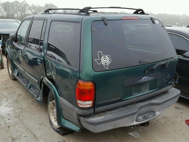 1FMZU72X5YZB69318 - 2000 FORD EXPLORER X GREEN photo 3