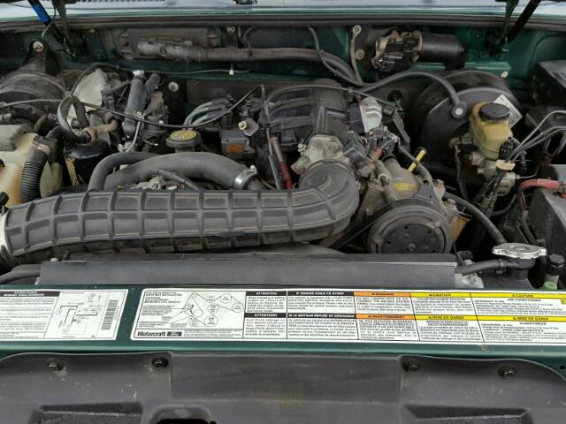 1FMZU72X5YZB69318 - 2000 FORD EXPLORER X GREEN photo 7