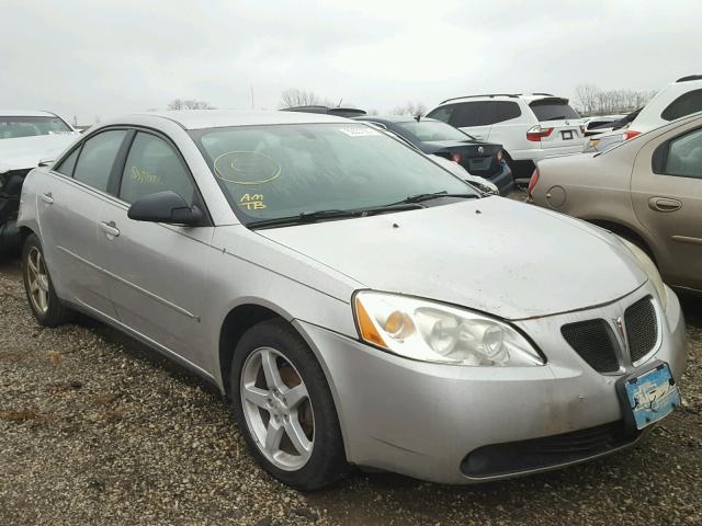 1G2ZG58N874123147 - 2007 PONTIAC G6 BASE SILVER photo 1