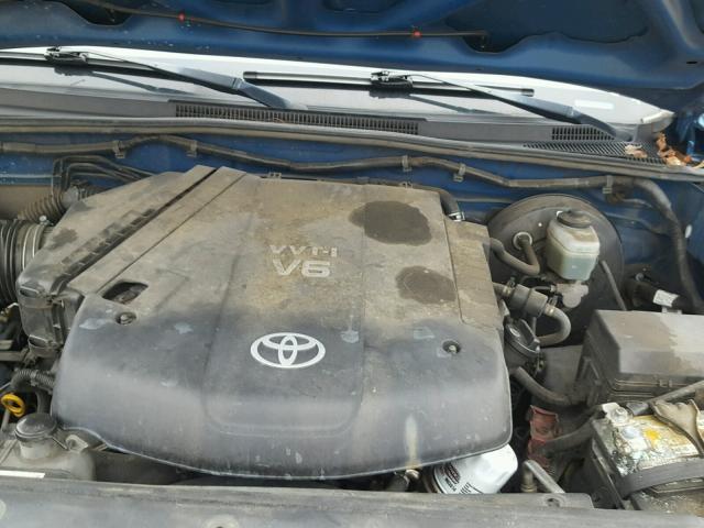 5TEJU62N86Z153870 - 2006 TOYOTA TACOMA DOU BLUE photo 7