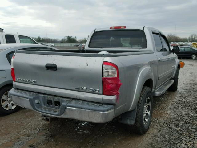 5TBDT44144S454699 - 2004 TOYOTA TUNDRA DOU SILVER photo 4