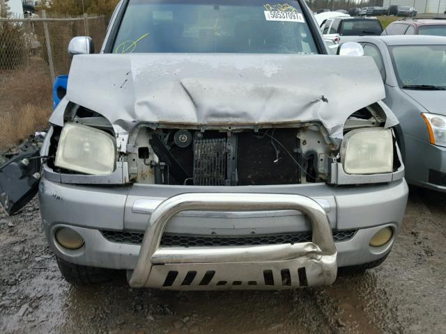 5TBDT44144S454699 - 2004 TOYOTA TUNDRA DOU SILVER photo 7