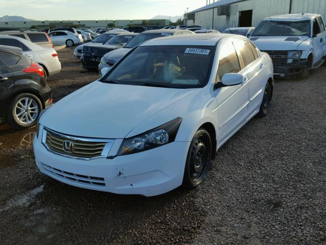 1HGCP26879A090757 - 2009 HONDA ACCORD EXL WHITE photo 2