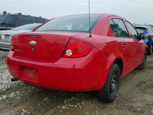 1G1AK58F487223366 - 2008 CHEVROLET COBALT LS RED photo 4