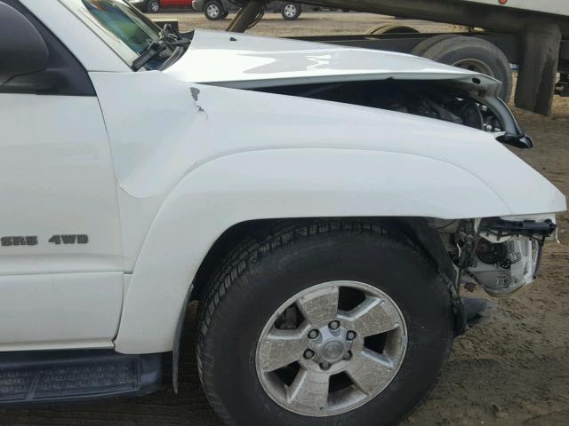 JTEBU14R848023041 - 2004 TOYOTA 4RUNNER SR WHITE photo 9