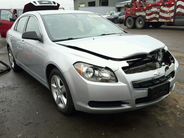 1G1ZA5EU4CF359570 - 2012 CHEVROLET MALIBU LS SILVER photo 1