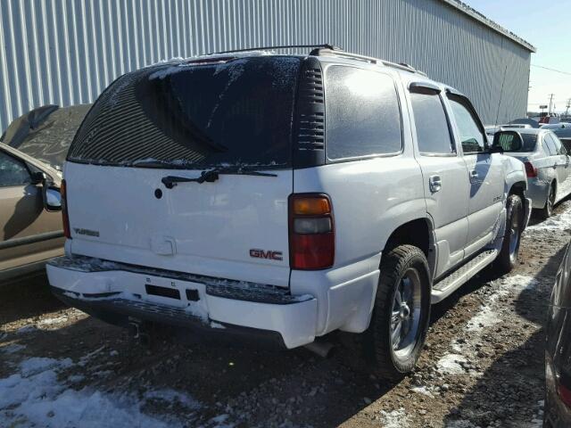 1GKEK63U43J212937 - 2003 GMC YUKON DENA WHITE photo 4